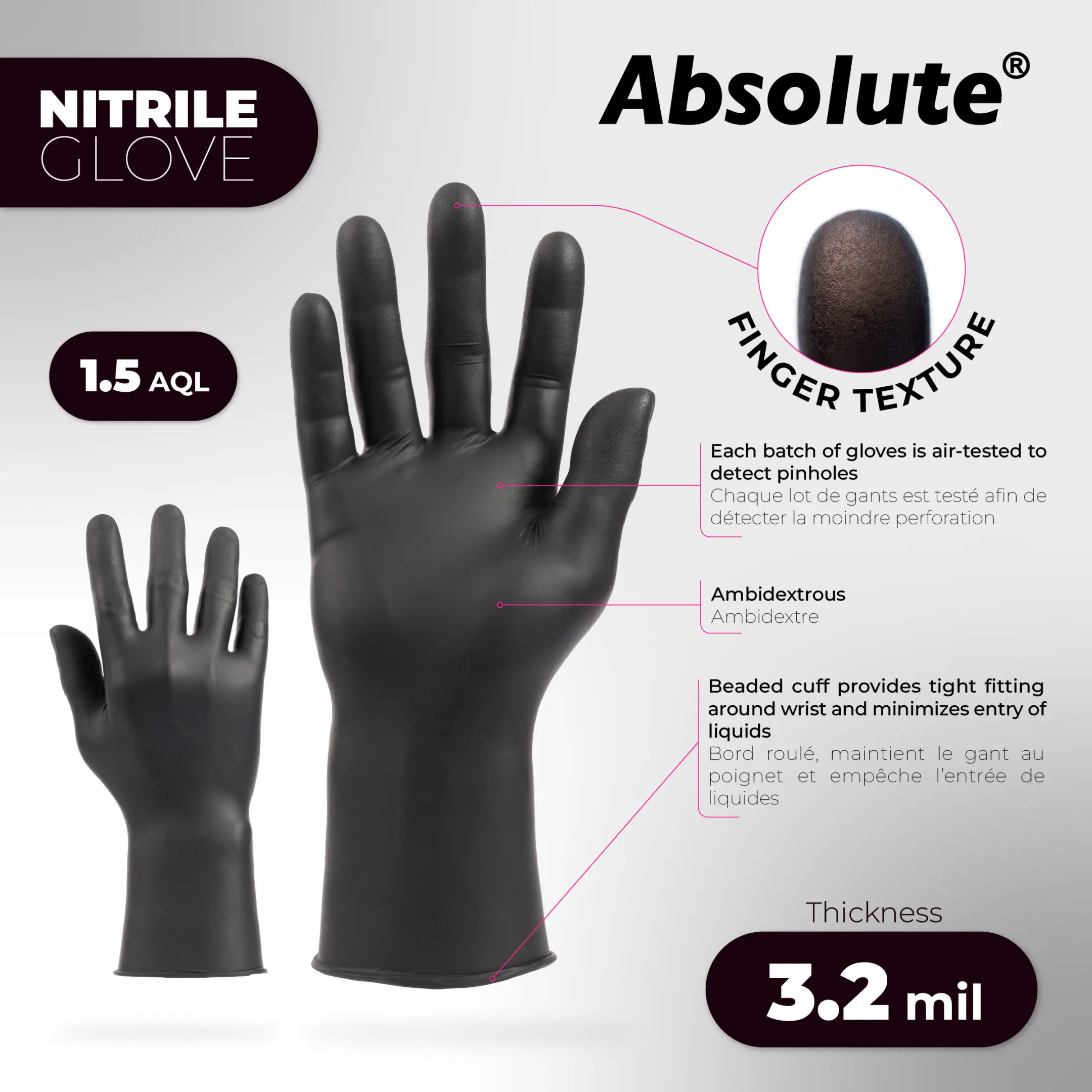 Absolute 100 – Nitrile Gloves